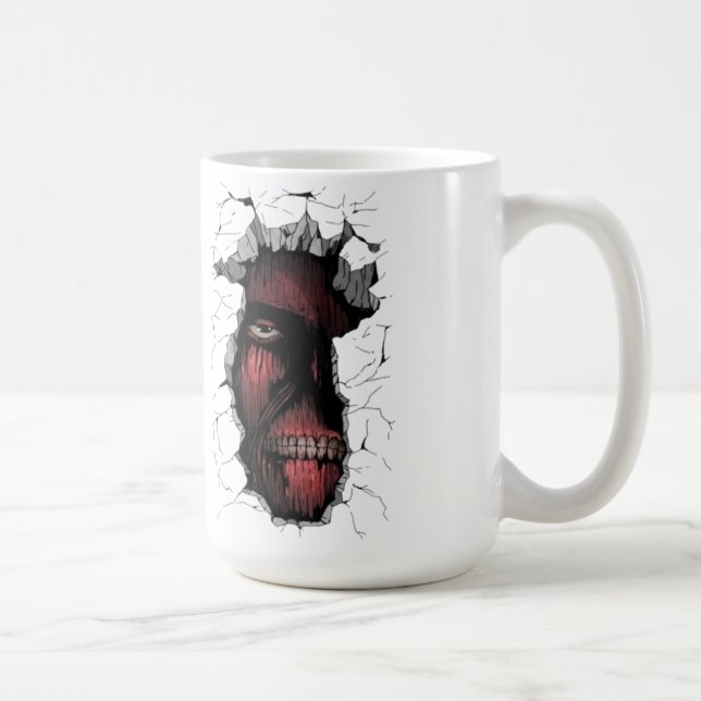 Wall Breaker Titan Mug | Intense Anime Giant Desgn (Droite)
