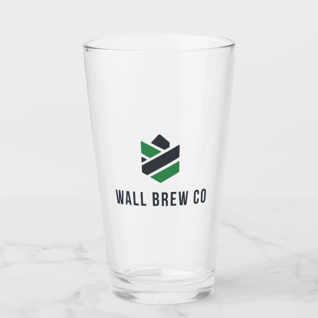 Wall Brew Co Glas (Vorderseite)
