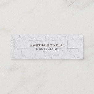 Wall-Brick-Skinny Slim Clear-Business-Karte Mini Visitenkarte