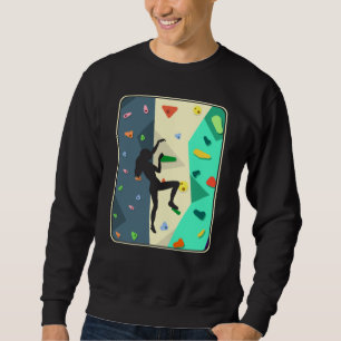 Wall Climbing Mädchen Indoor Bouldering Frau Sweatshirt