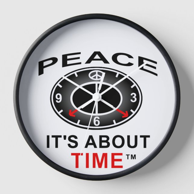 Wall Clock, 10" Runde Uhr (Vorderseite)