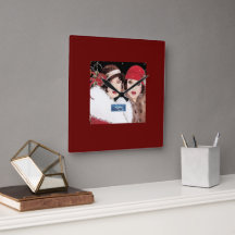 Wall Clock 3 Burg (Winter Red 2) RFPMDesign ©️ 202