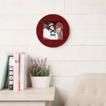 Wall Clock 4 Burg (Winter Red 2) RFPMDesign ©️ 202