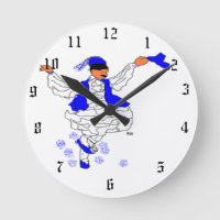 Wall Clock: Griechischer Evzone-Tanz