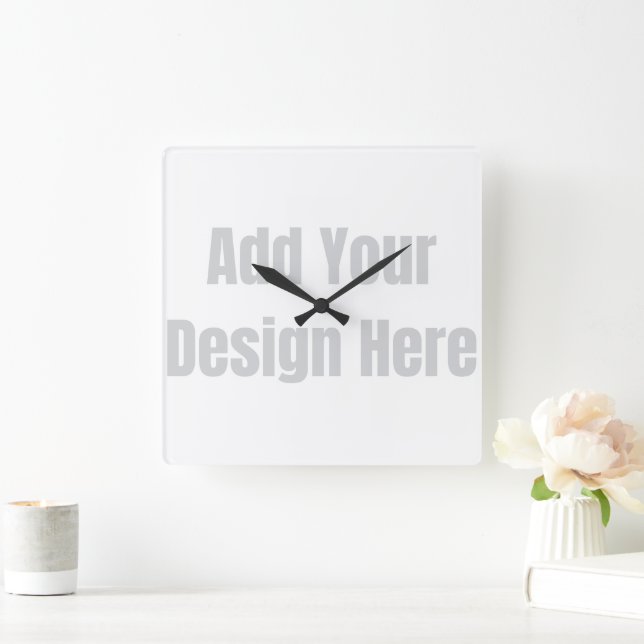 Wall Clock Quadratische Wanduhr (Zuhause)