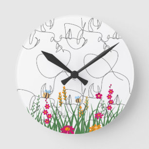 Wall Clock Runde Wanduhr
