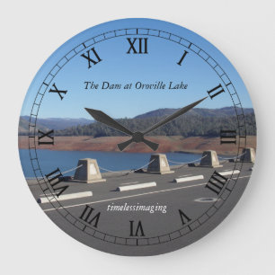 Wall Clock, Wall Art, Wohngestaltung, Dam in Oro. Große Wanduhr
