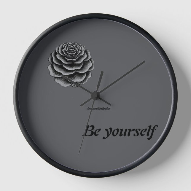 wall clock with beautiful design ,wall decor piece uhr (Vorderseite)