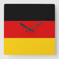 Wall Clock with Flag of Germany