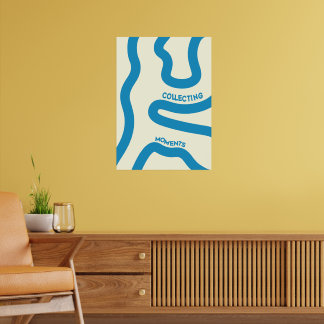 Wall decor for bedrooms and dining rooms, minimali poster