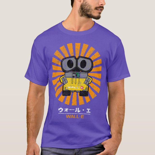 Wall E Retro Japanese family retro T-Shirt (Vorderseite)