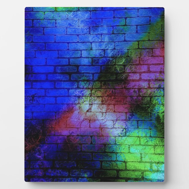 Wall Graffiti Fotoplatte (Vorderseite)