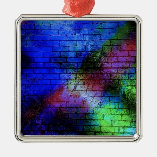 Wall Graffiti Ornament Aus Metall (Vorne)