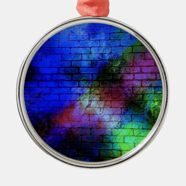 Wall Graffiti Ornament Aus Metall (Vorne)