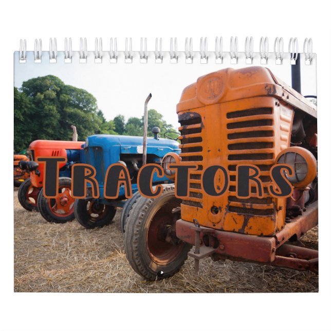Wall-Kalender für die Sammlung von Traktoren Kalender (Titelbild)