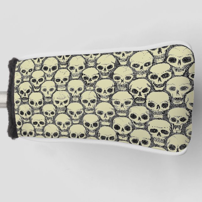 Wall o’ Skulls Golf Headcover (Vorderseite)