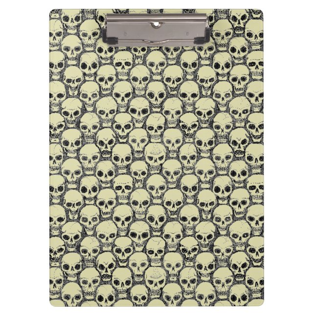 Wall o’ Skulls Klemmbrett (Vorderseite)