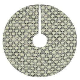 Wall o’ Skulls Polyester Weihnachtsbaumdecke