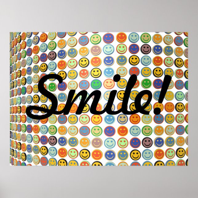 Wall of smiling faces poster (Vorne)