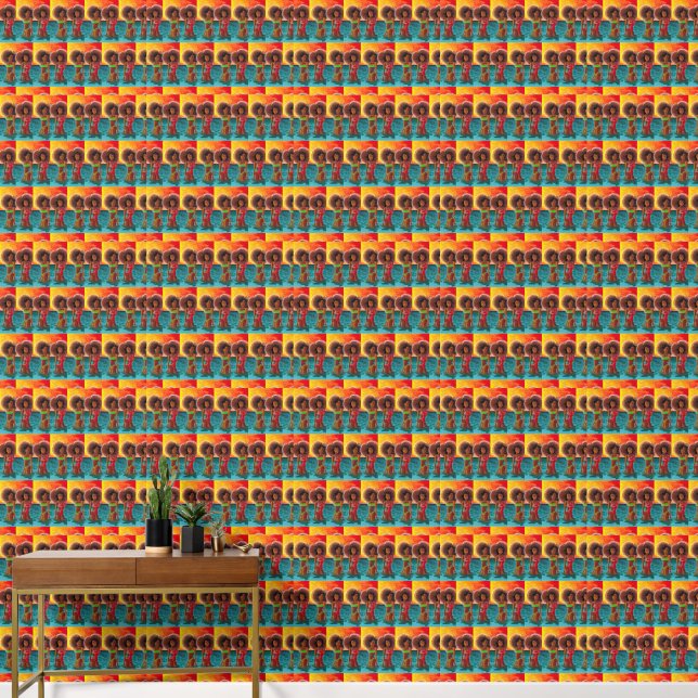 Wall Paper Afro Queens Tapete (Hausflur)