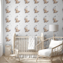 Wall Paper - Bear Asleep On The Moon 