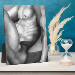WALL PLAQUE WALL PLAQUE Feine Kunst bei der Male Fotoplatte