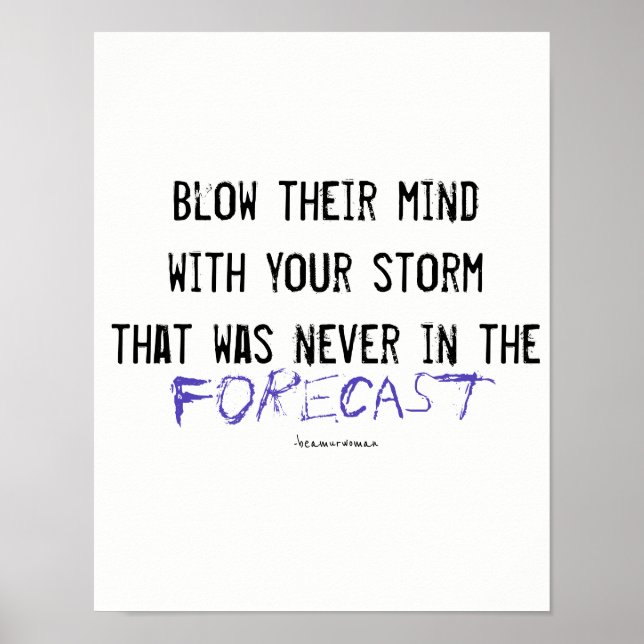 Wall Poster bläst ihren Geist als Murder Inspirier (Vorne)