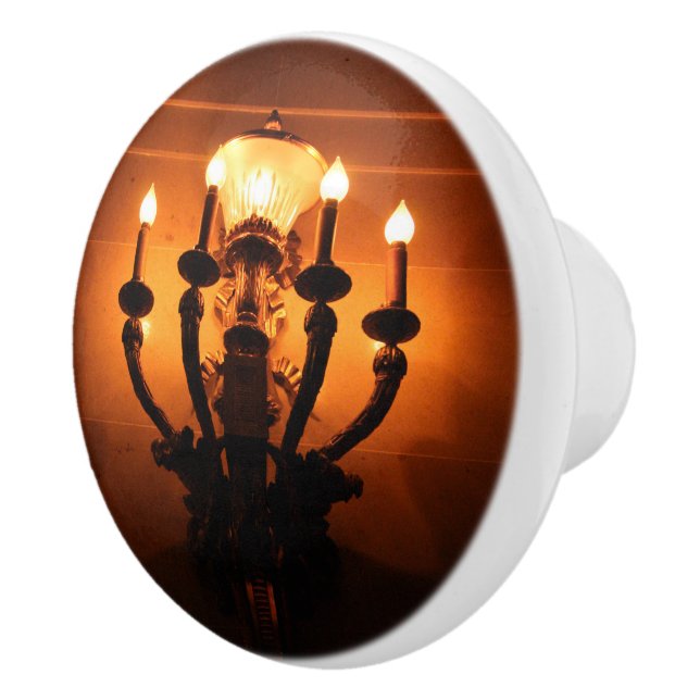 Wall Sconce Antique Ästhetik Keramikknauf (Rechts)