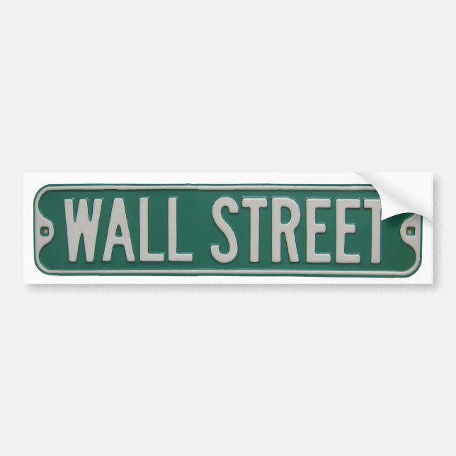 Wall Street Autoaufkleber (Vorne)