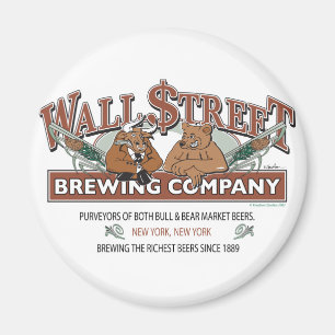 WALL-STREET-BREWING-Company Magnet