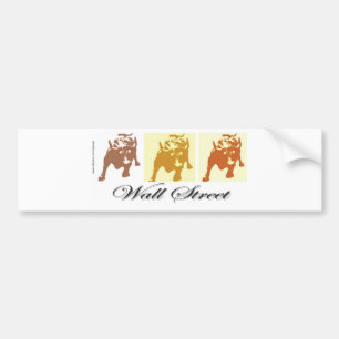 Wall Street Bull Market Autoaufkleber