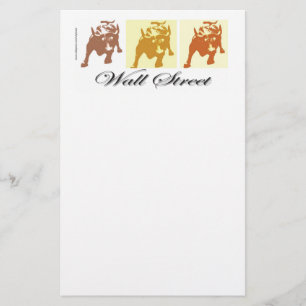Wall Street Bull Market Briefpapier