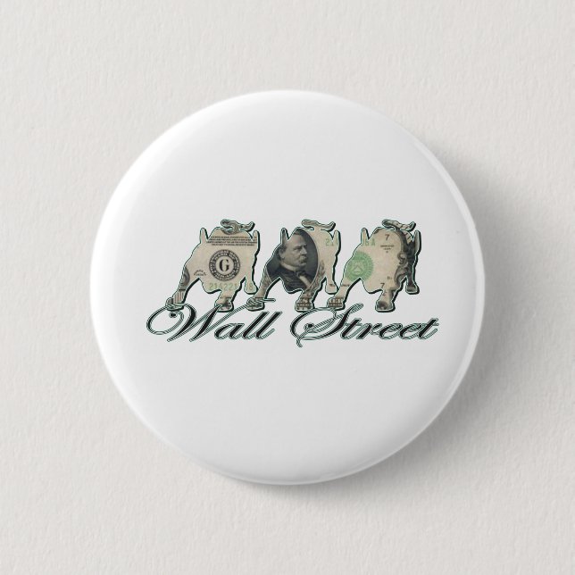 Wall Street/Geld Button (Vorderseite)