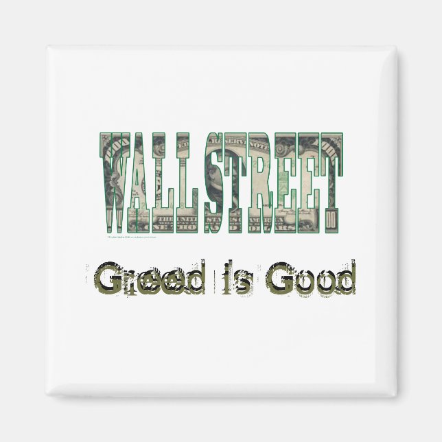 Wall Street/Gier ist gut Magnet (Vorne)
