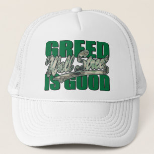 Wall Street/Gier ist gut Truckerkappe