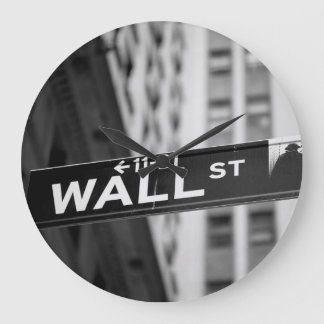 Wall street große wanduhr
