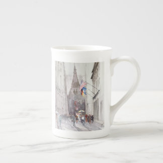 Wall Street Kaffee-Tasse Prozellantasse