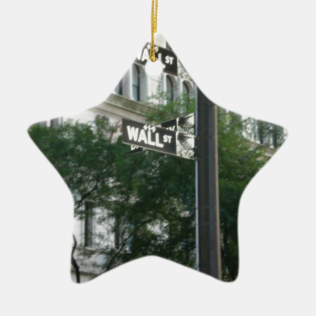 Wall Street Keramik Ornament (Vorne)