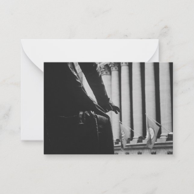 Wall Street Mitteilungskarte (Vorderseite)