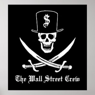Wall Street-Piraten Poster