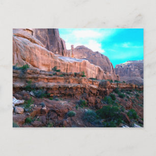 Wall Street Trail Arches National Park Postkarte