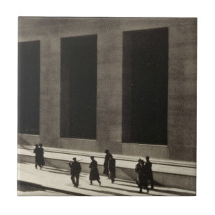 Wall Street (von Paul Strand, 1915) Keramikfliese
