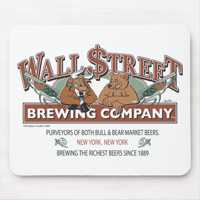 WALL-STRRET-BREWING- MOUSEPAD (Vorne)
