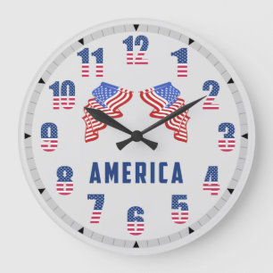 Wall-Uhr, Amerika Große Wanduhr