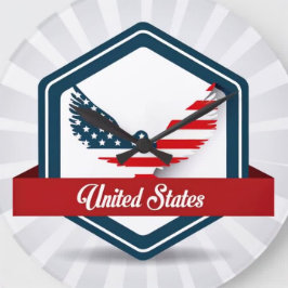 Wall-Uhr des United Staaten Große Wanduhr