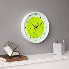 Wall-Uhr mit Banane und Palmen Uhr