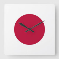 Wall-Uhr mit Flagge Japans
