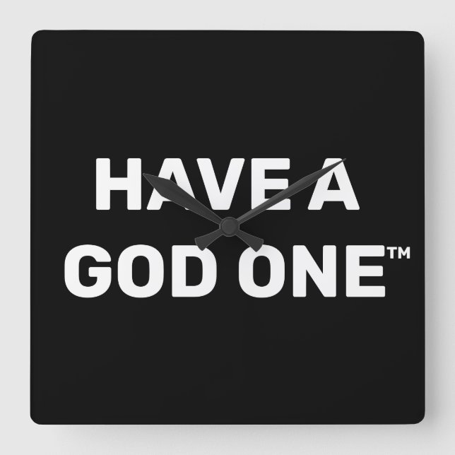 Wall-Uhr Quadratische Wanduhr (Vorderseite)