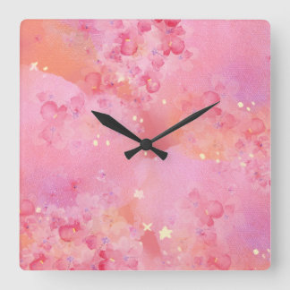 Wall-Uhr Quadratische Wanduhr