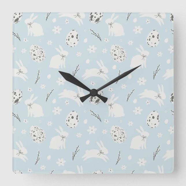 Wall-Uhr Quadratische Wanduhr (Vorderseite)